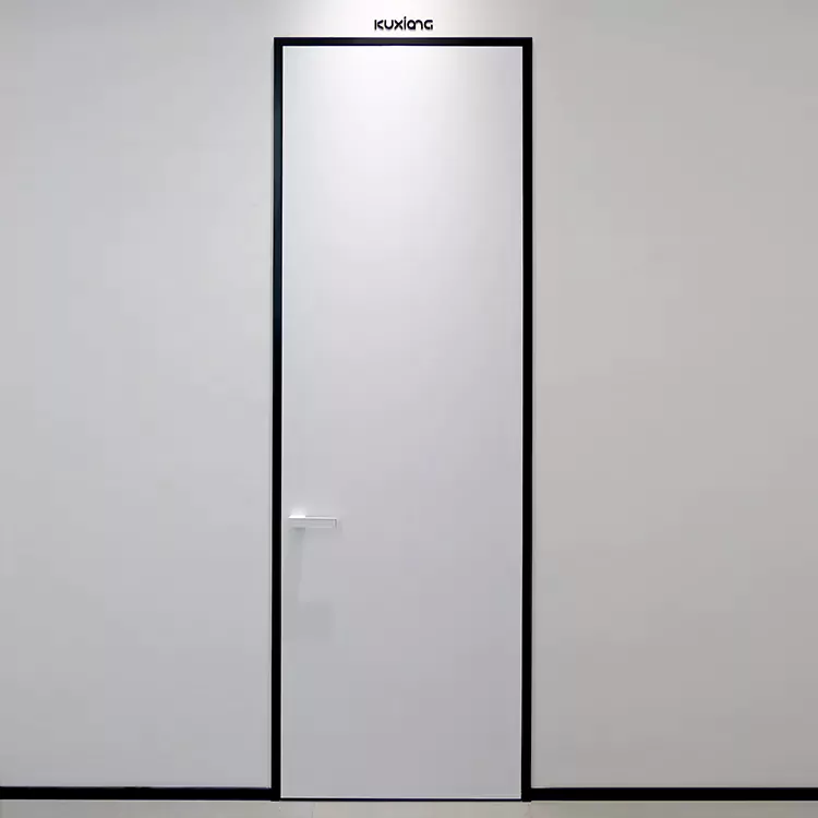 ペイントフリーのモダンな木製スイングドア
